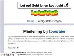 Sites similar to loanrider.nl
