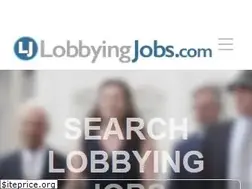 Sites similar to lobbyingjobs.com