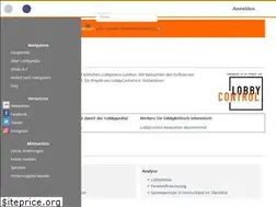 Sites similar to lobbypedia.de