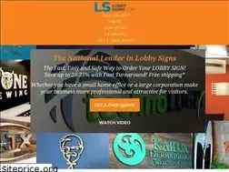 Sites similar to lobbysigns.com
