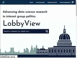 Sites similar to lobbyview.org