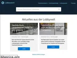 Sites similar to lobbywatch.ch