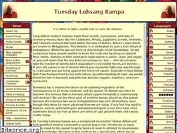 Sites similar to lobsangrampa.org