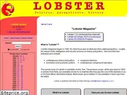 Sites similar to lobster-magazine.co.uk