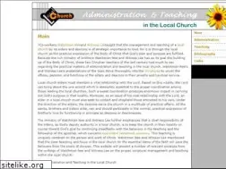 Sites similar to local-church-administration.org