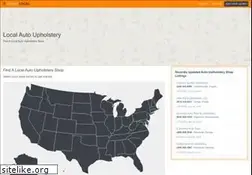 Sites similar to localautoupholstery.com