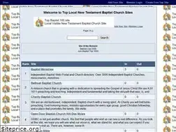 Sites similar to localbaptist.gotop100.com