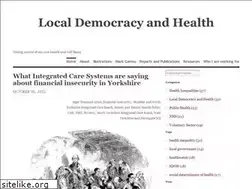 Sites similar to localdemocracyandhealth.com