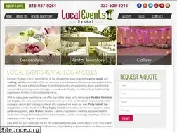 Sites similar to localeventsrental.com