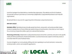 Sites similar to localfirstlexington.com