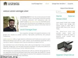 Sites similar to localgaragedoor.org