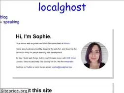 Sites similar to localghost.dev