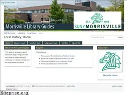 Sites similar to localhistory.morrisville.edu