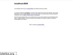 Sites similar to localhost8000.com