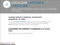 Sites similar to localizarlatitudelongitude.com.br