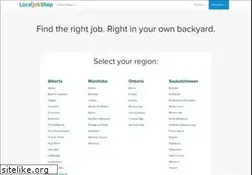 Sites similar to localjobshop.ca