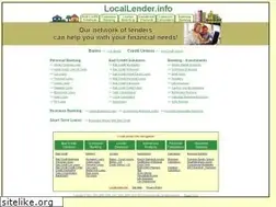 Sites similar to locallender.info