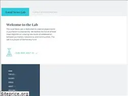 Sites similar to localnewslab.org
