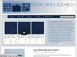 Sites similar to localnewsresearchproject.ca