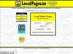 Sites similar to localpages.us
