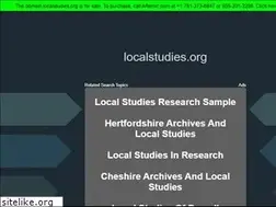 Sites similar to localstudies.org