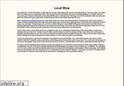 Sites similar to localwow.com