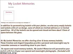 Sites similar to locketmemories.com