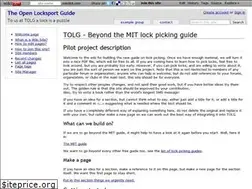 Sites similar to lockpickernetwork.wikidot.com