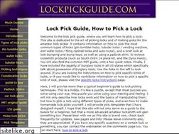 Sites similar to lockpickguide.com