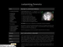 Sites similar to lockpickingforensics.com
