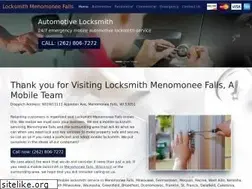 Sites similar to locksmithmenomoneefalls.com
