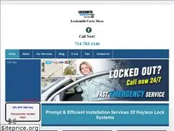 Sites similar to locksmithscostamesa.net