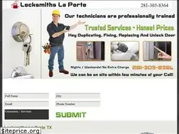 Sites similar to locksmithslaporte.com