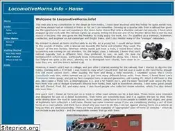 Sites similar to locomotivehorns.info