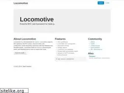 Sites similar to locomotivejs.org