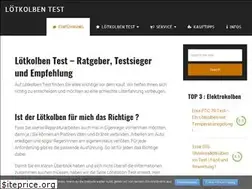 Sites similar to loetkolbentest.de