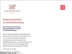 Sites similar to loewenapotheke-schmallenberg.de