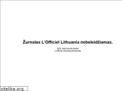 Sites similar to lofficiel.lt