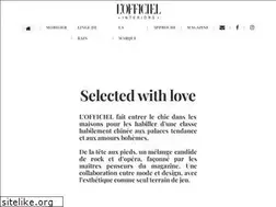 Sites similar to lofficielinteriors.com