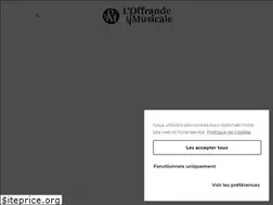Sites similar to loffrandemusicale.fr