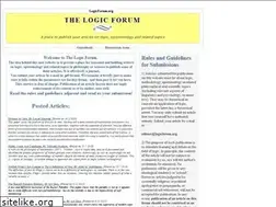 Sites similar to logicforum.org