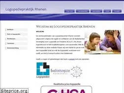 Sites similar to logopediepraktijkrhenen.nl