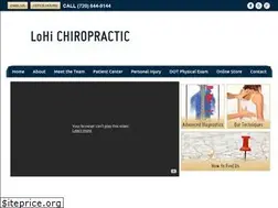 Sites similar to lohichiropractic.com