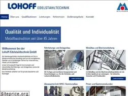 Sites similar to lohoff-edelstahl.de