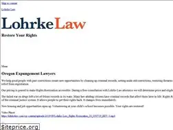 Sites similar to lohrkelaw.com