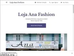 Sites similar to lojaanafashion.com