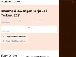 Sites similar to lokerbali.info