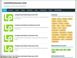 Sites similar to lokerpriangan.com