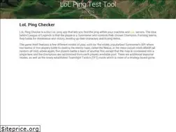 Sites similar to lol-ping.github.io