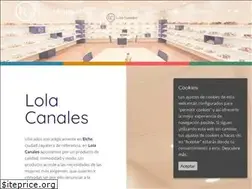 Sites similar to lolacanales.com